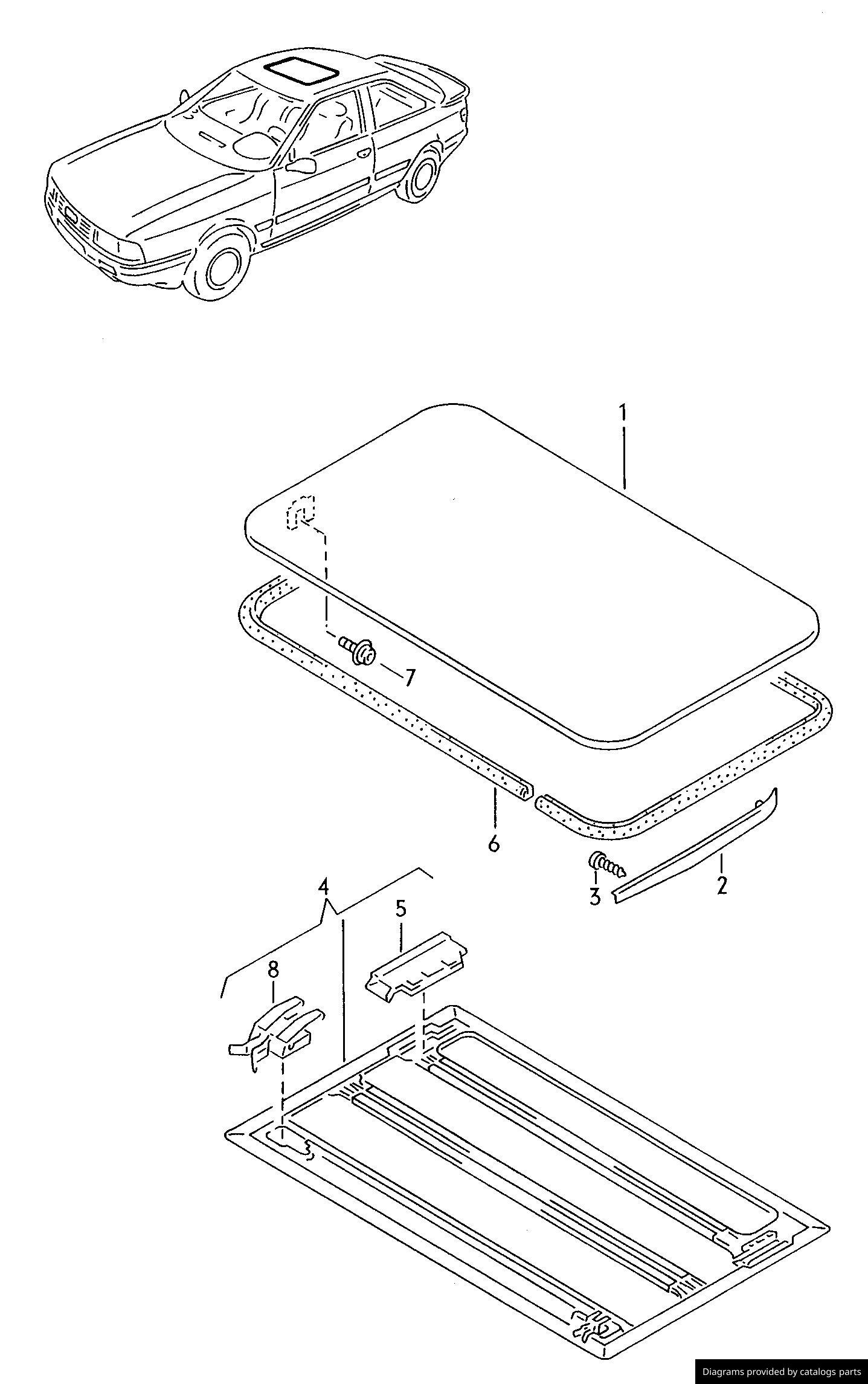 Car part diagram