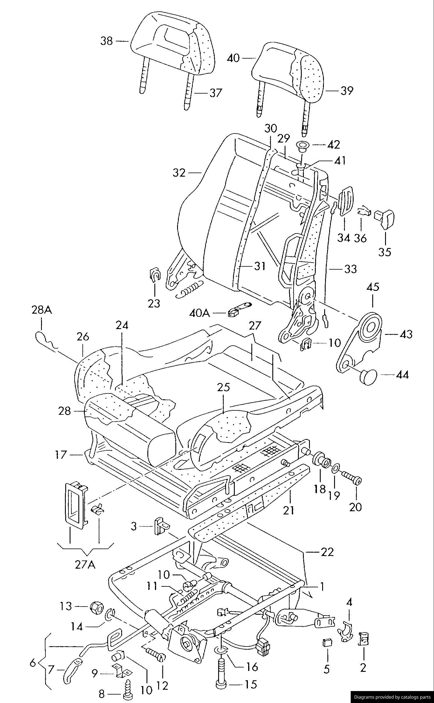 Car part diagram