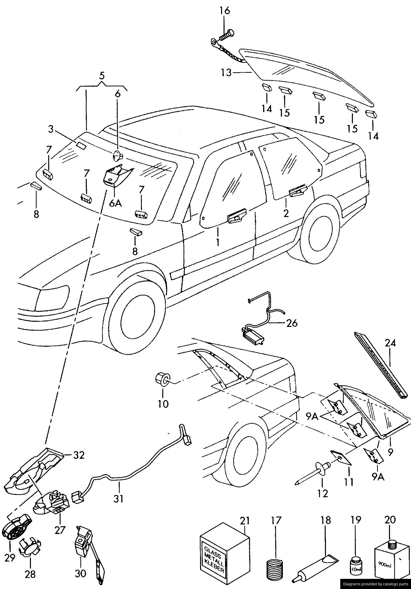 Car part diagram
