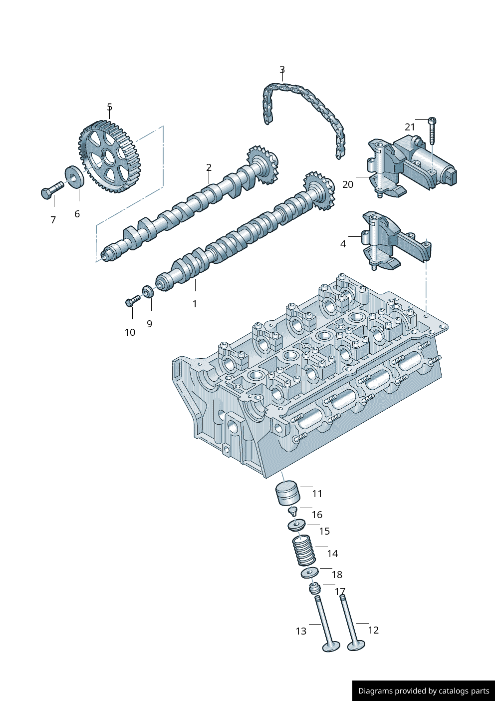 Car part diagram