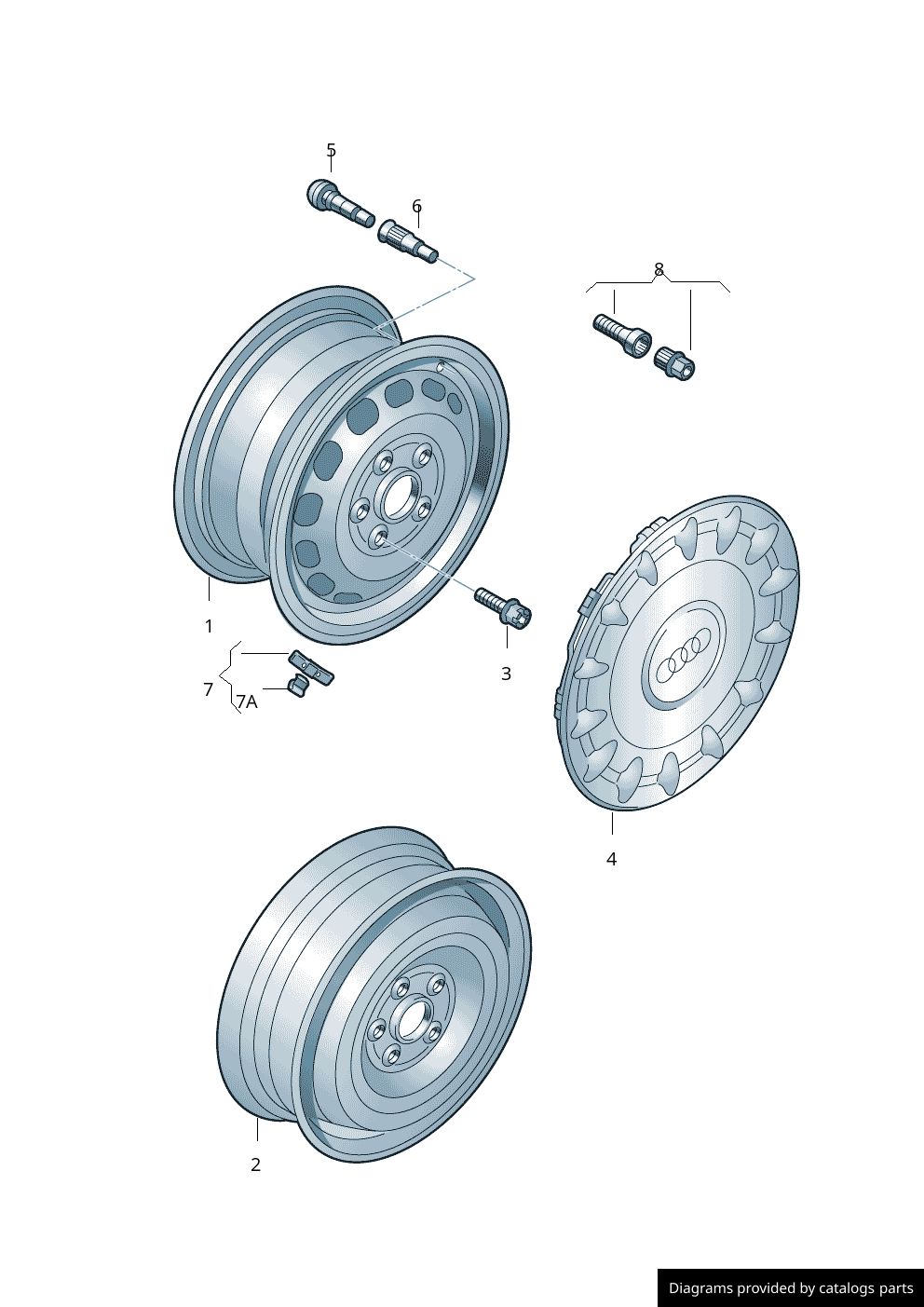 Car part diagram