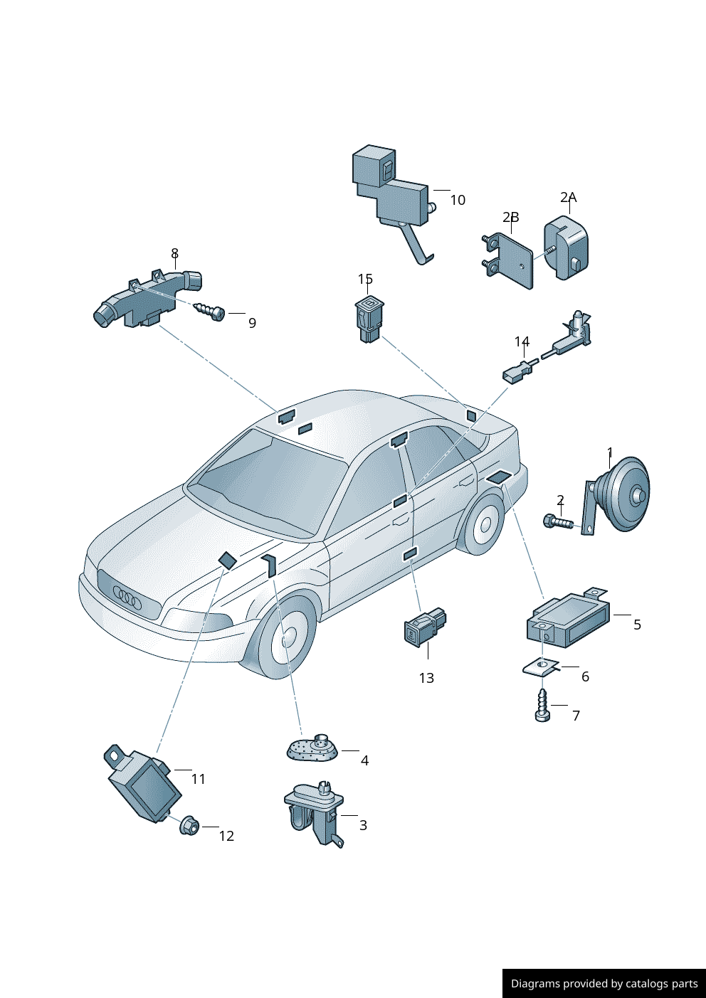 Car part diagram