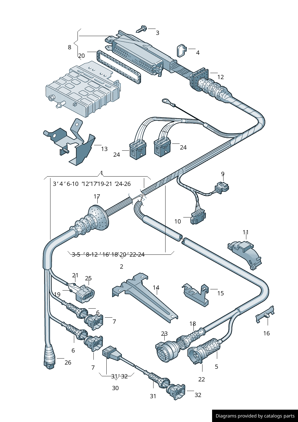 Car part diagram