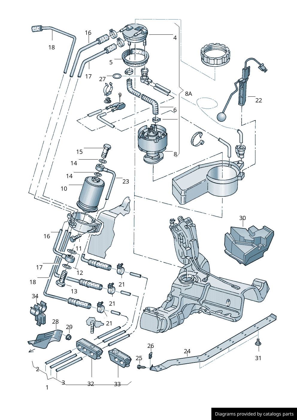 Car part diagram