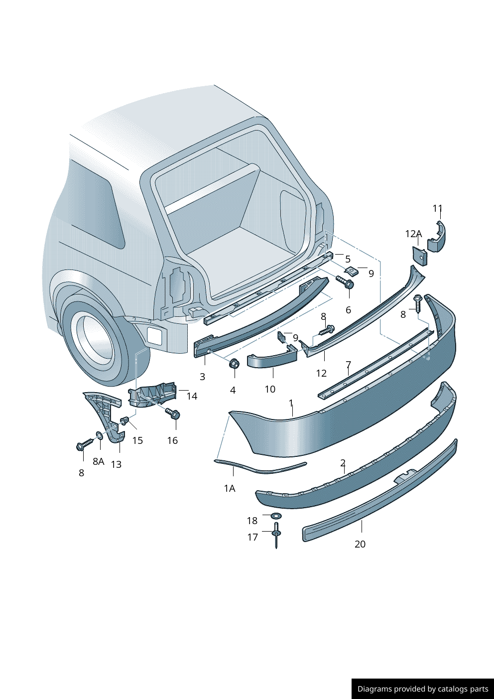 Car part diagram