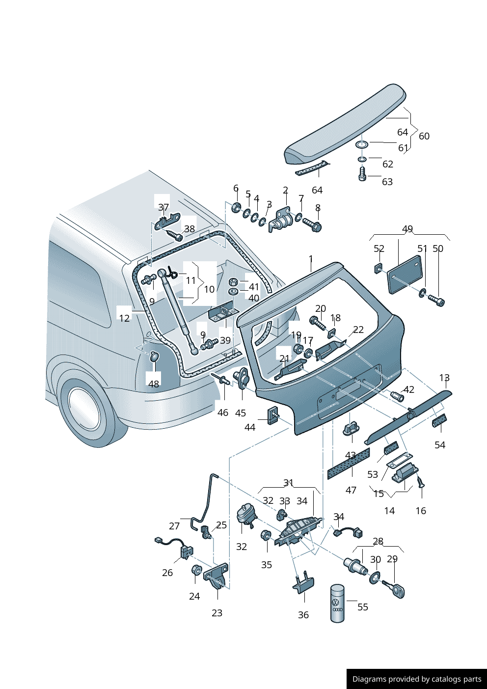 Car part diagram