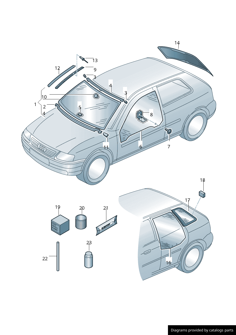 Car part diagram