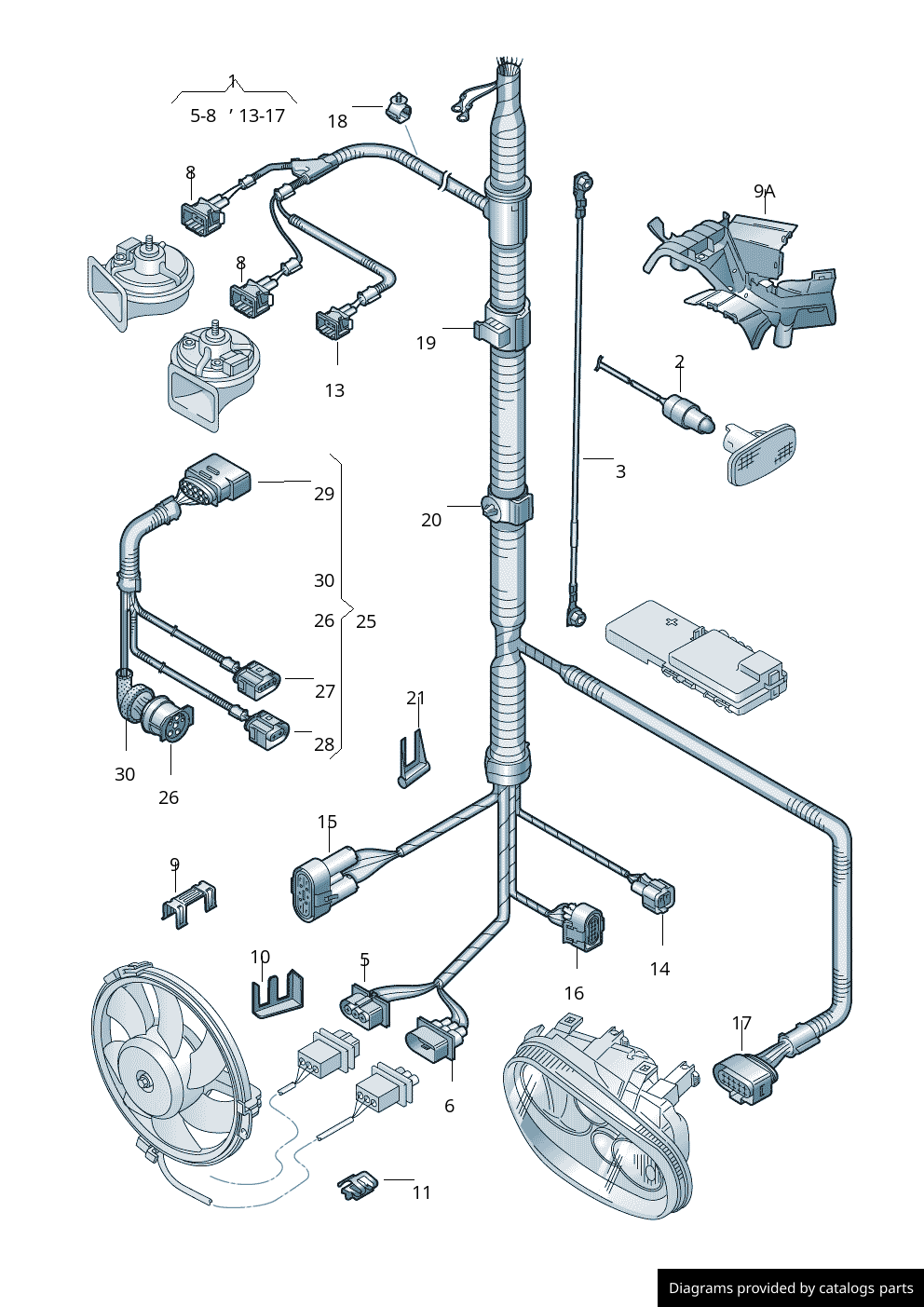 Car part diagram