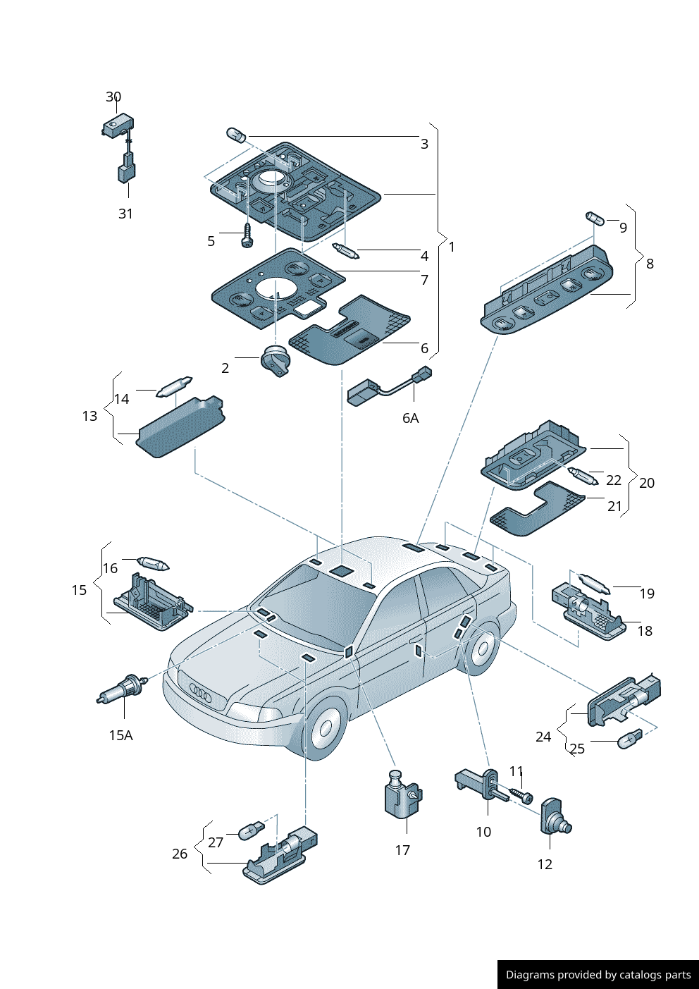 Car part diagram