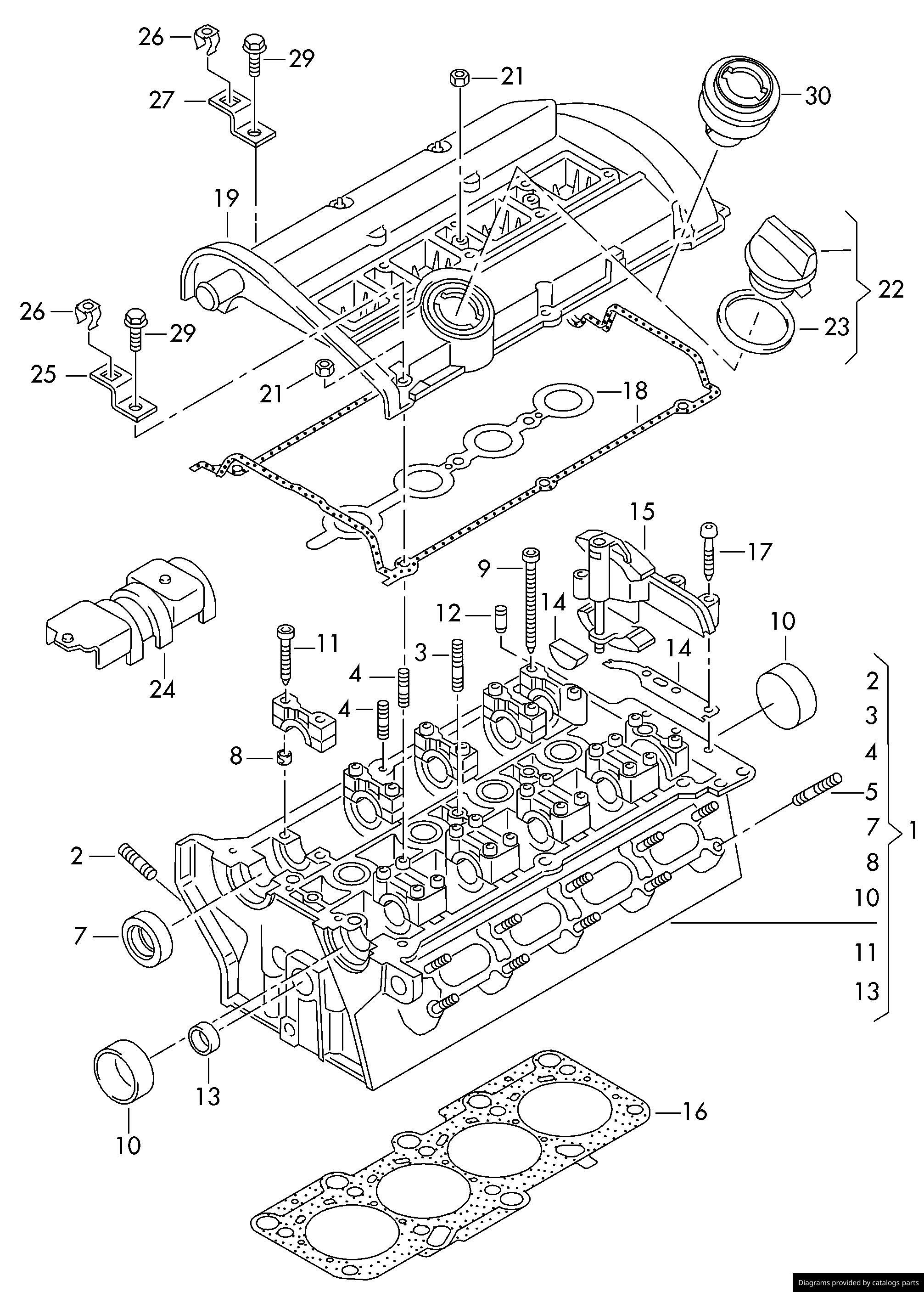 Car part diagram