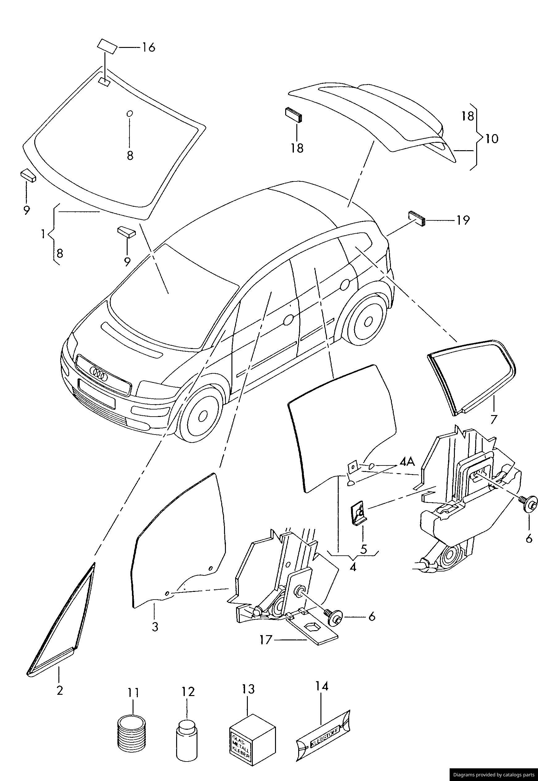 Car part diagram