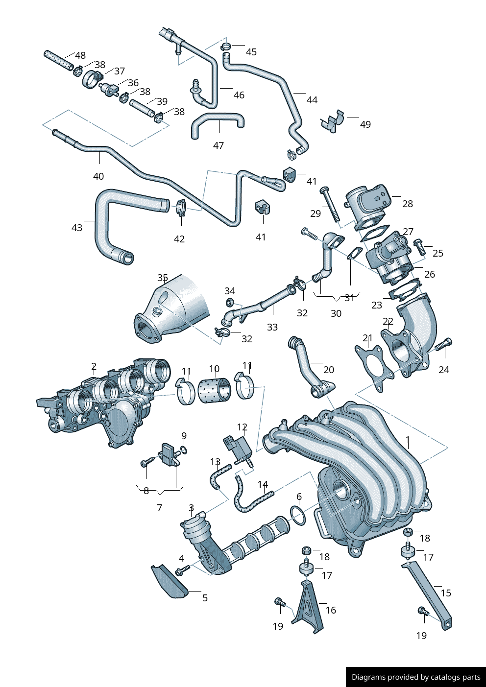 Car part diagram