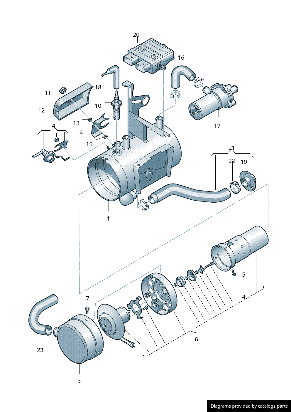 Car part diagram