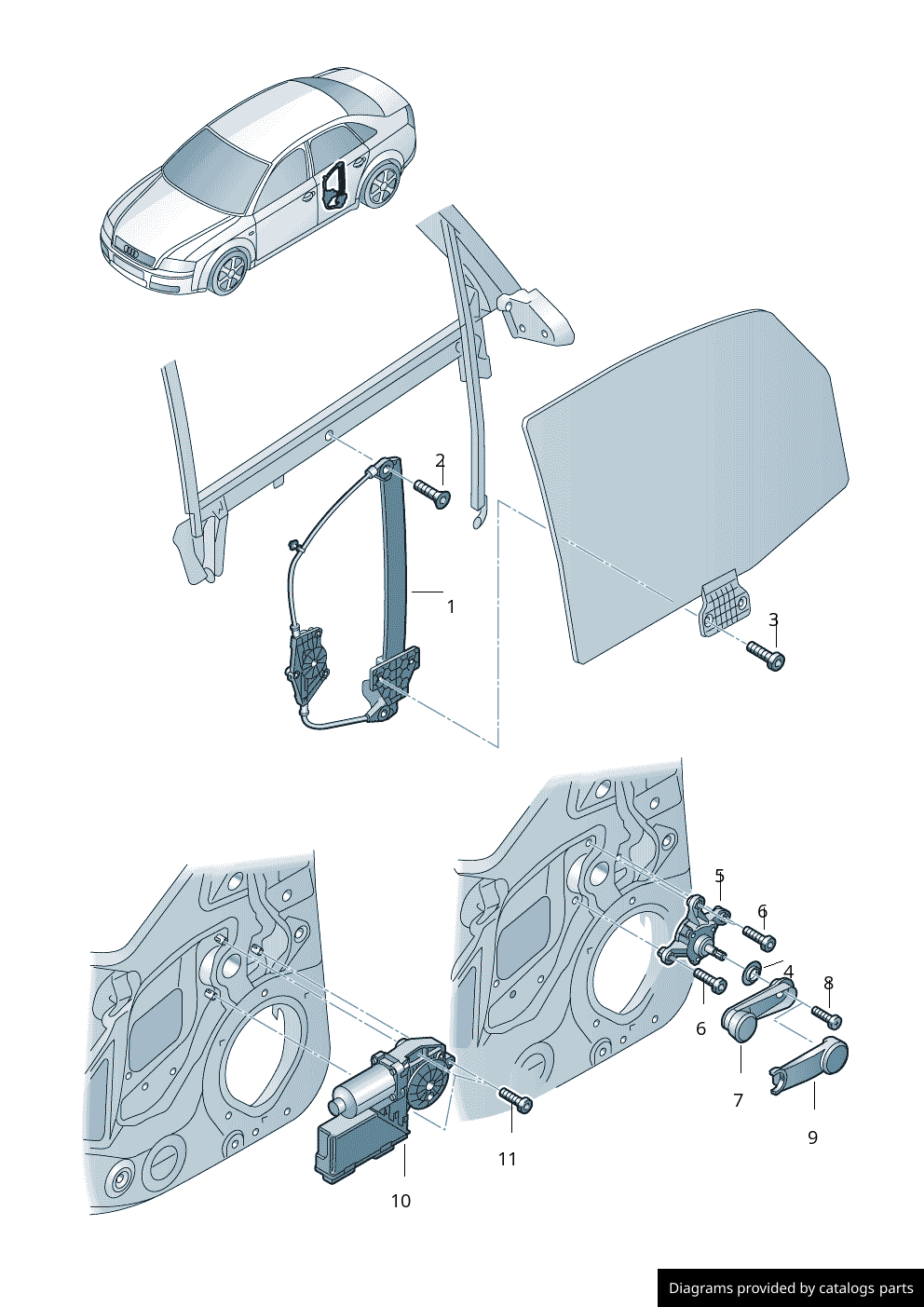 Car part diagram