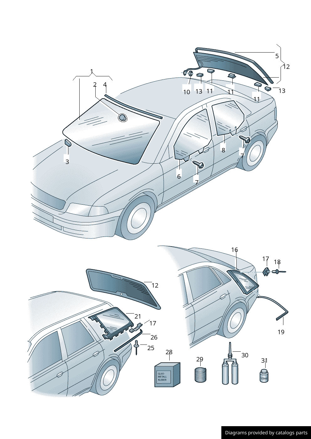 Car part diagram