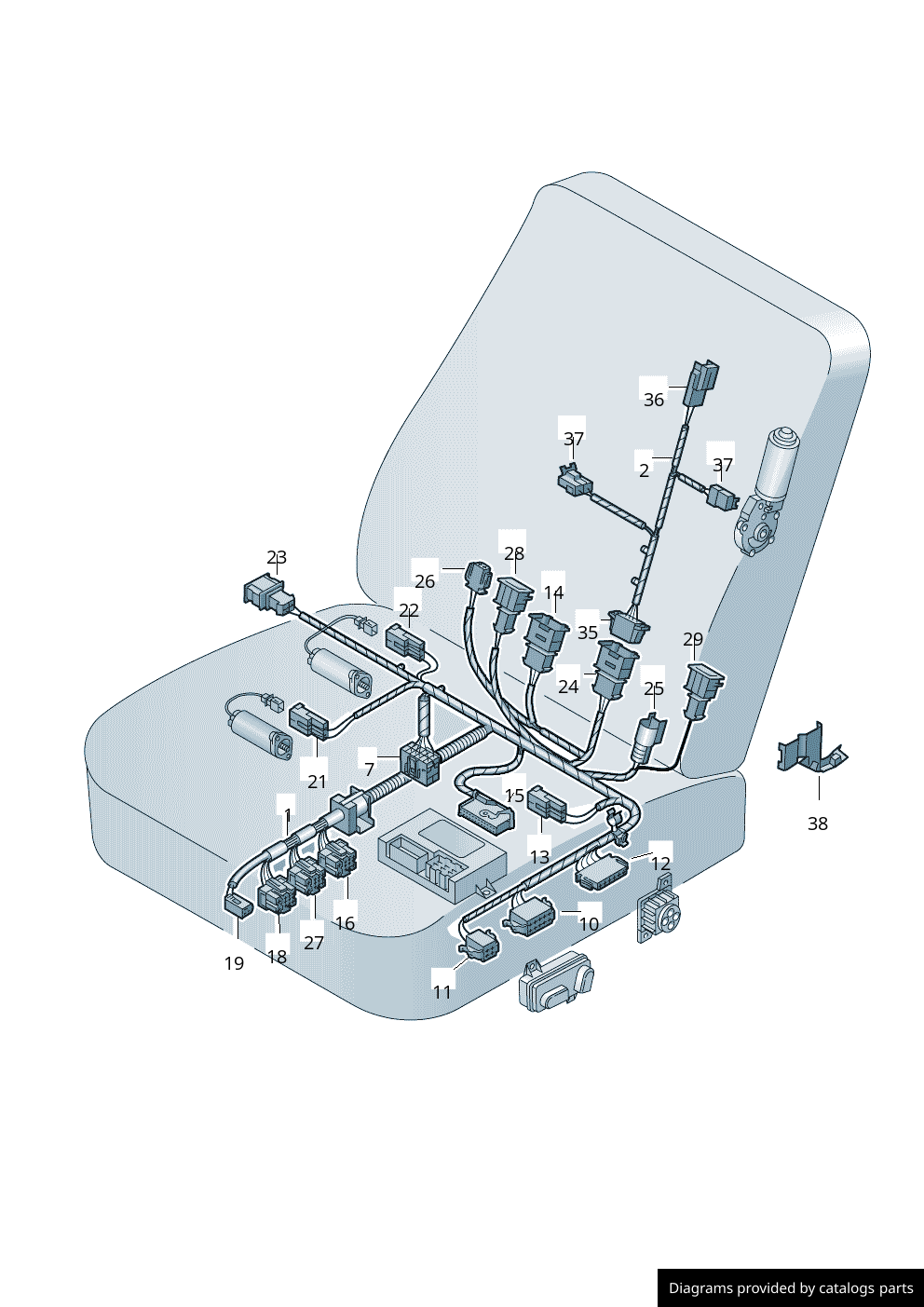 Car part diagram