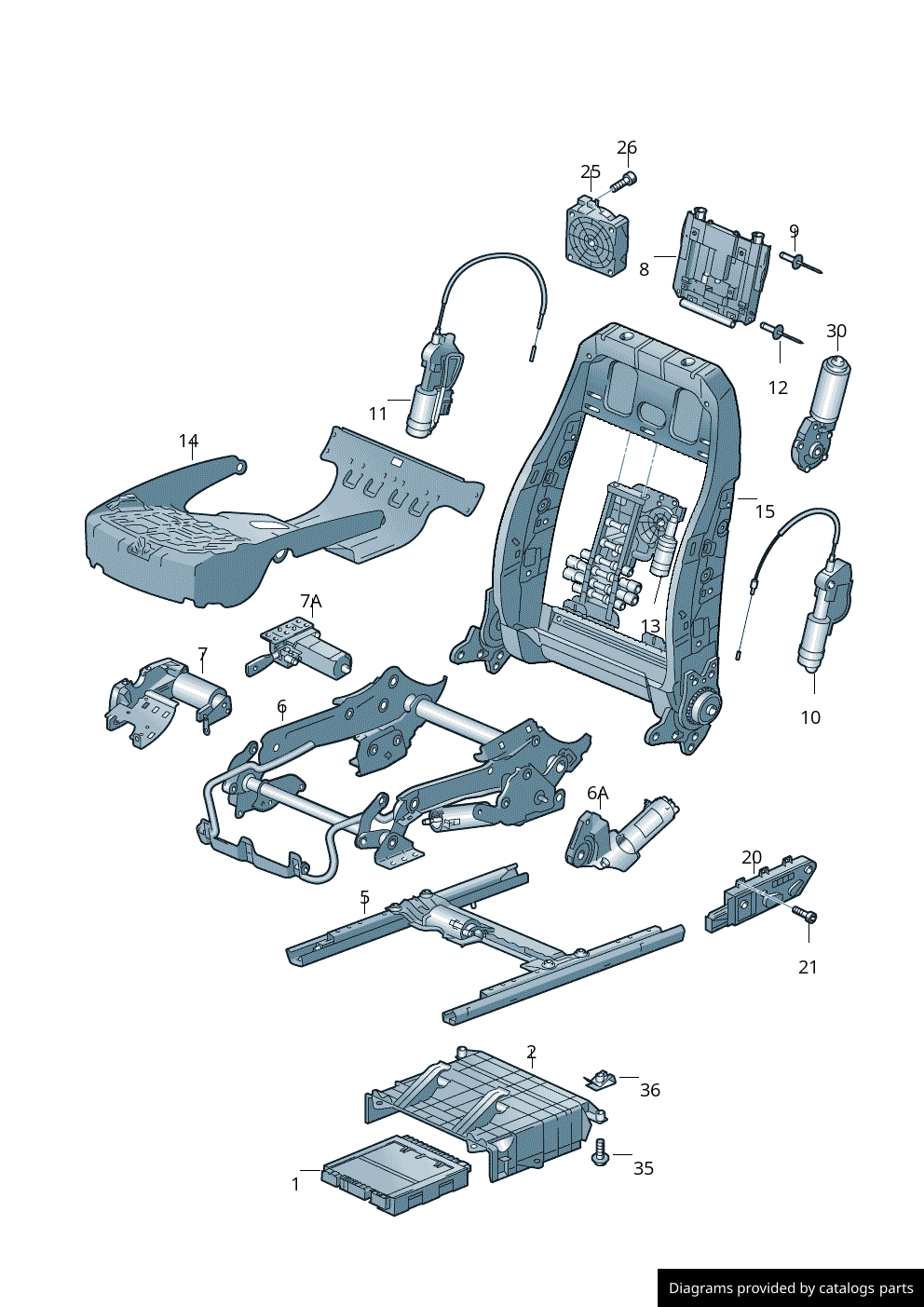 Car part diagram