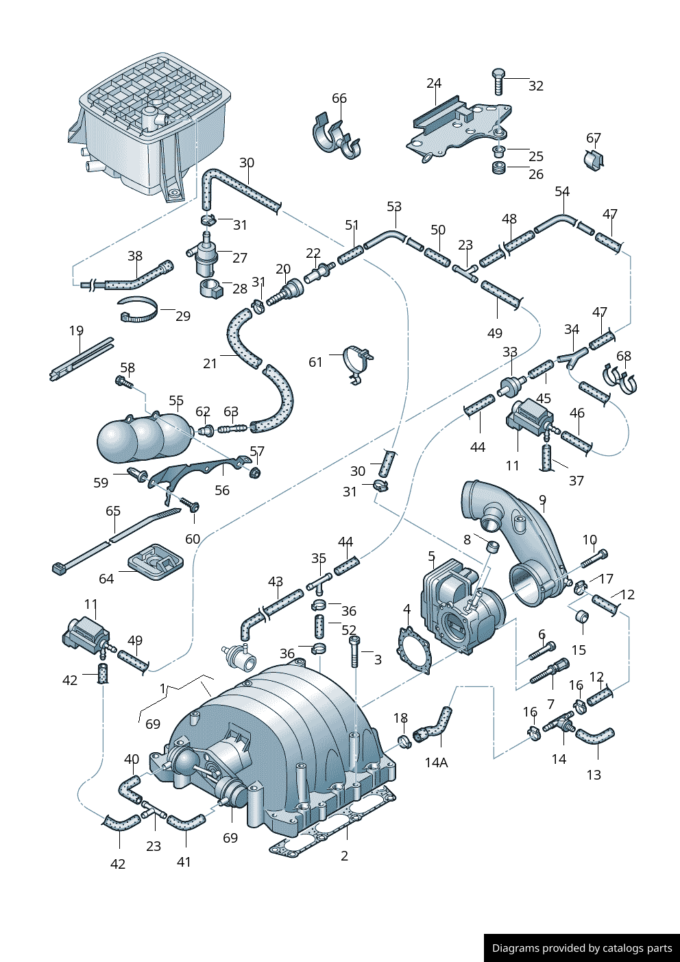 Car part diagram