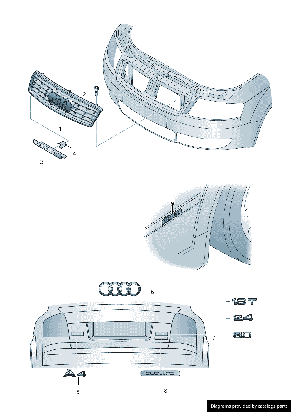 Car part diagram