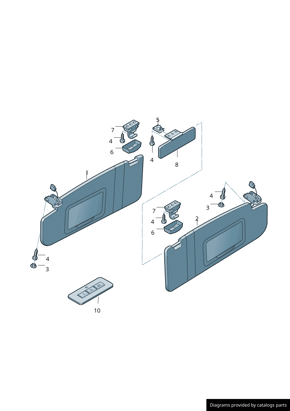 Car part diagram