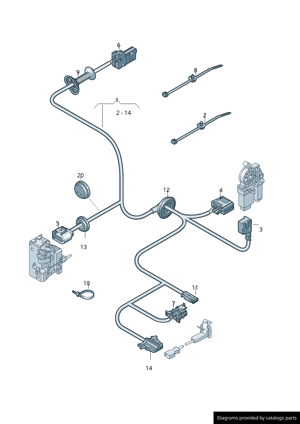 Car part diagram