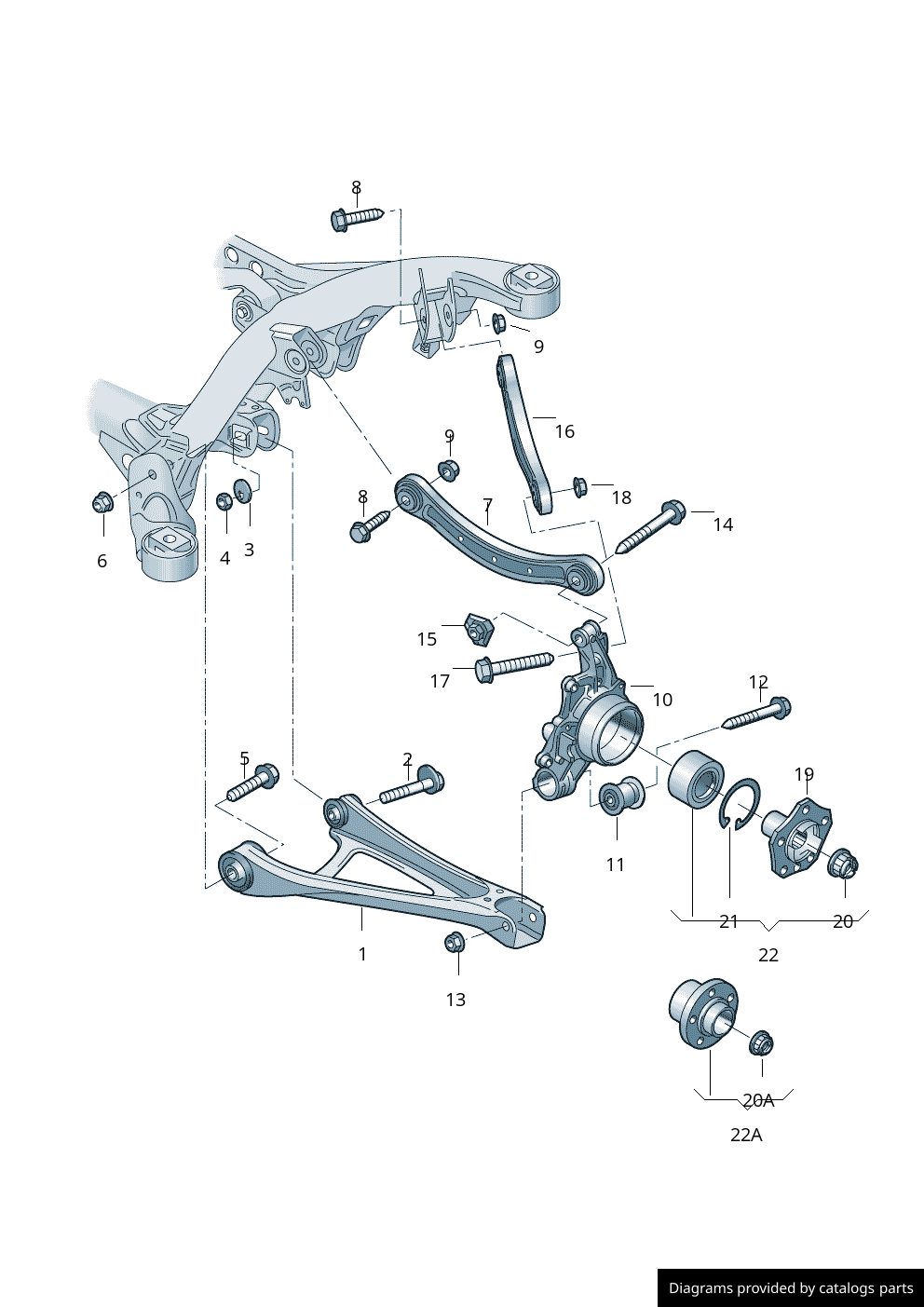 Car part diagram