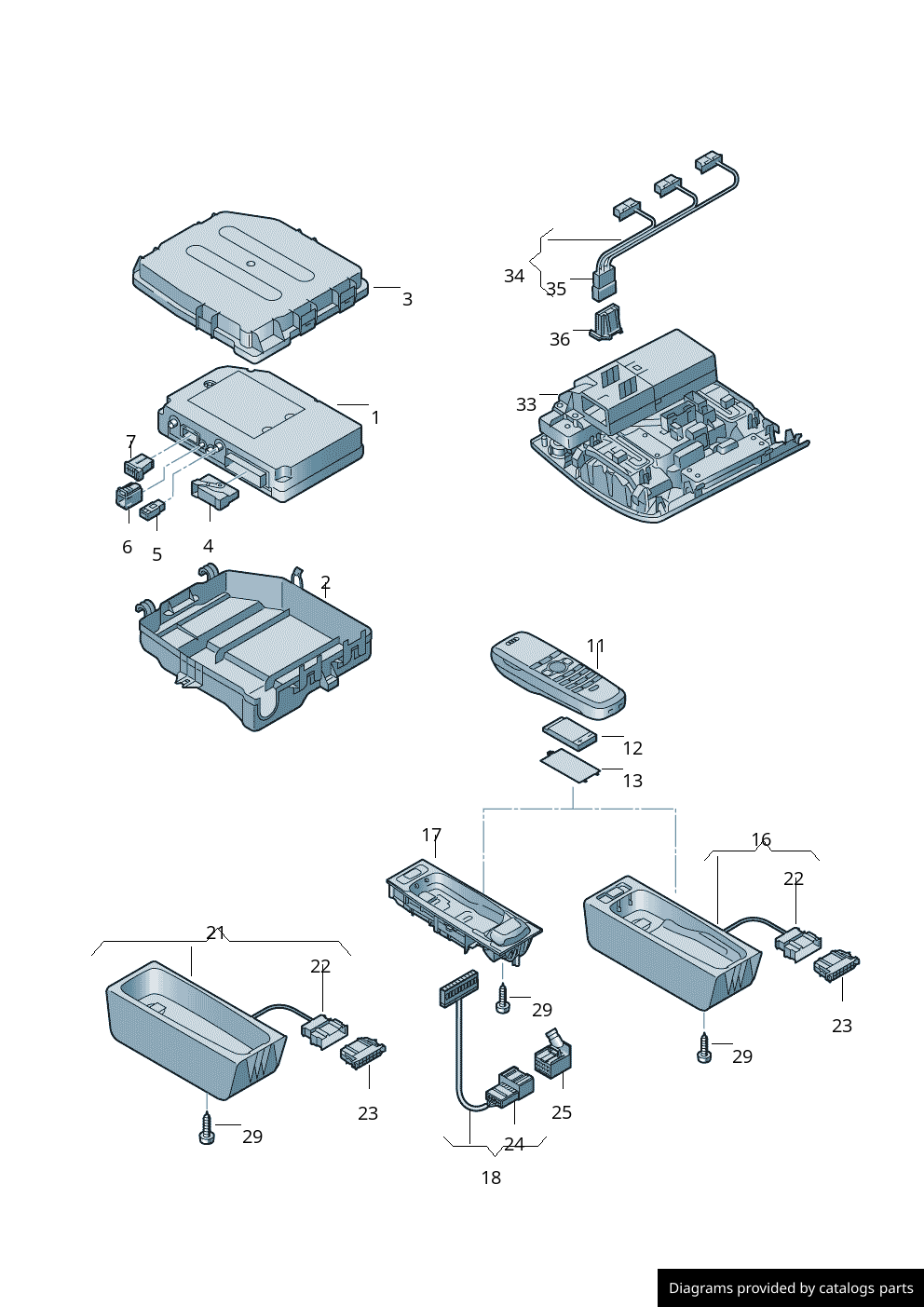 Car part diagram