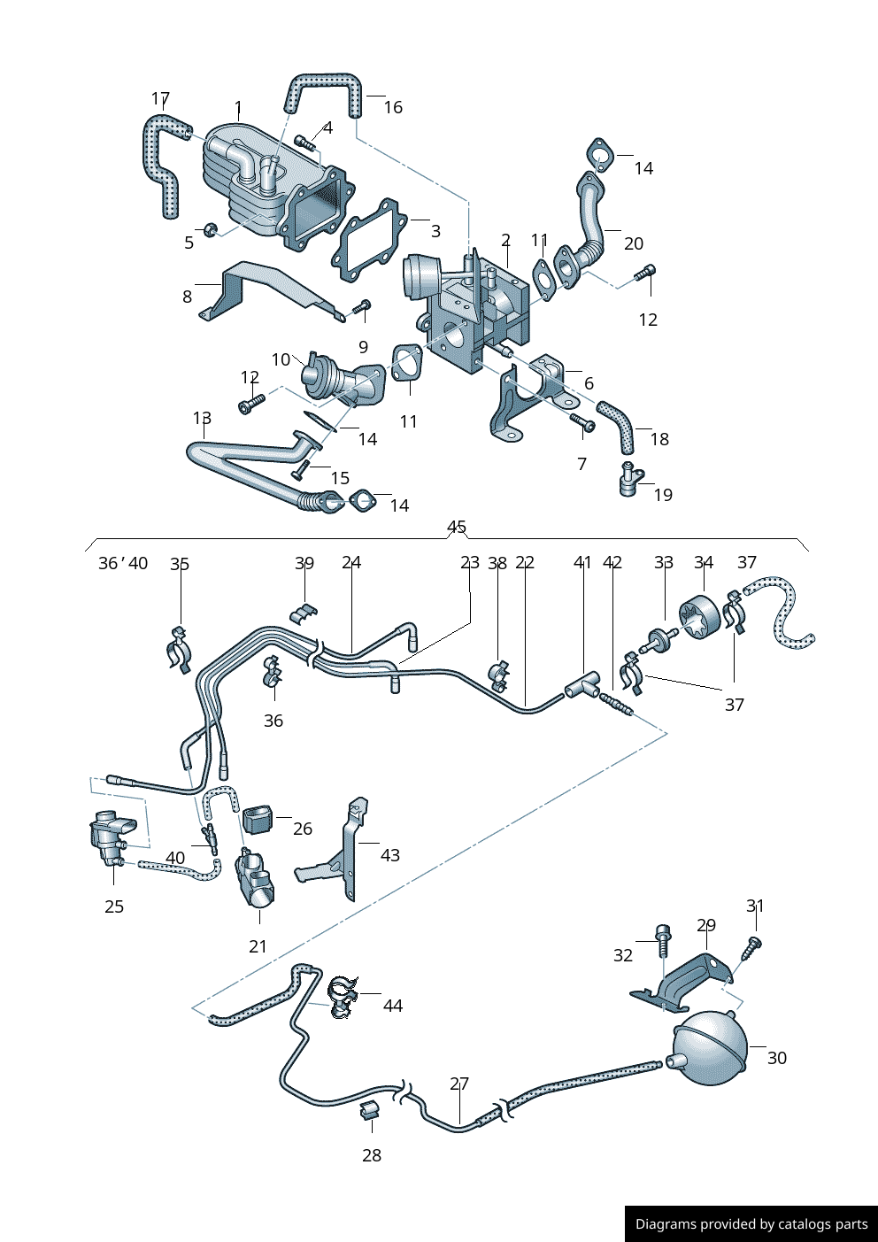 Car part diagram