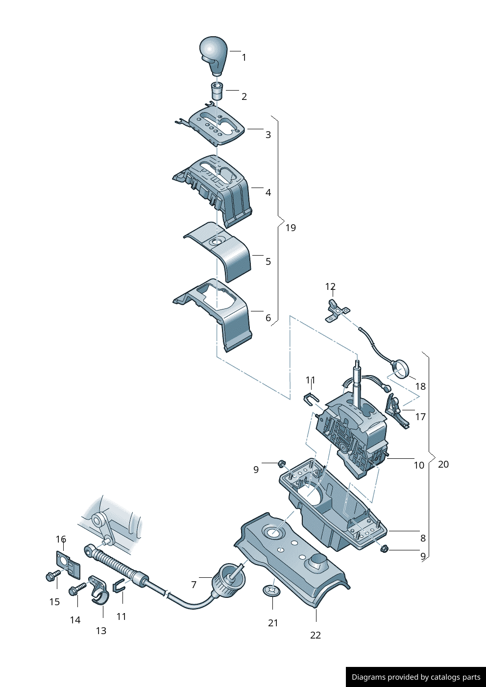 Car part diagram