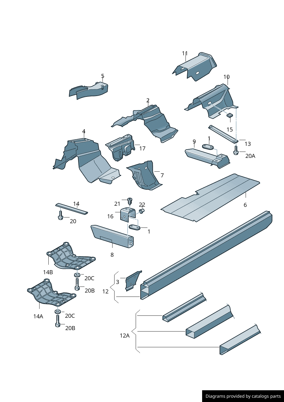 Car part diagram