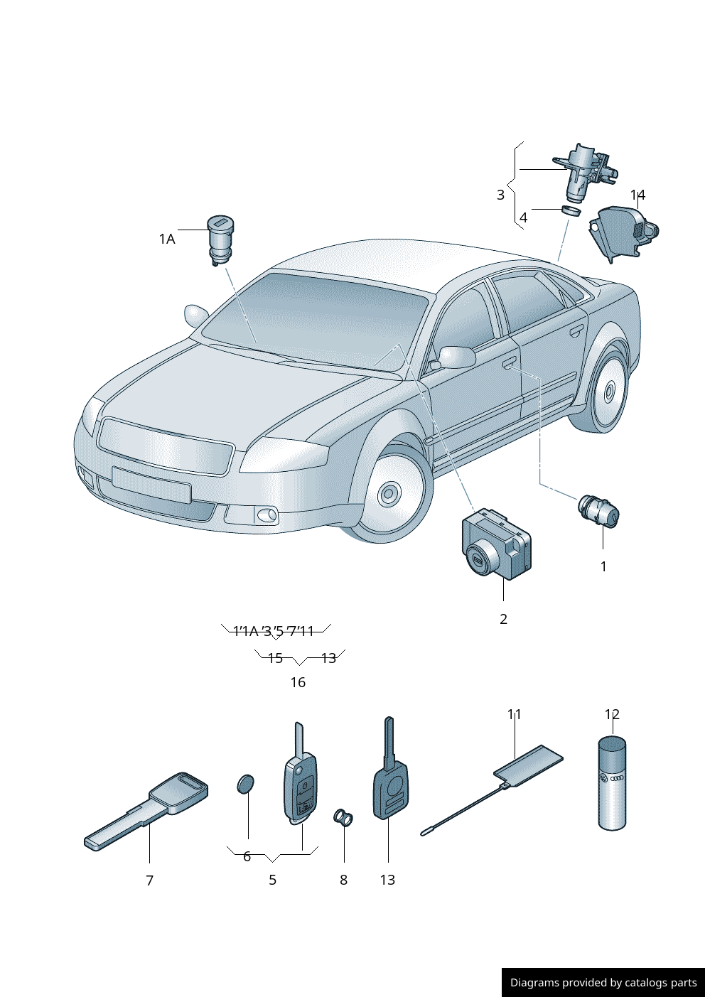 Car part diagram