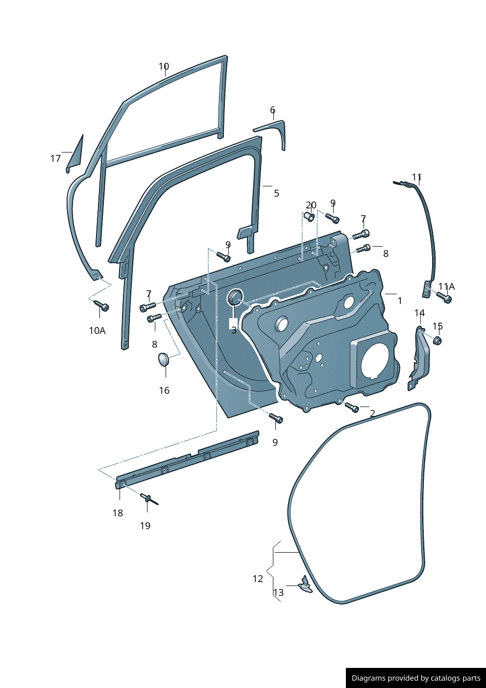 Car part diagram