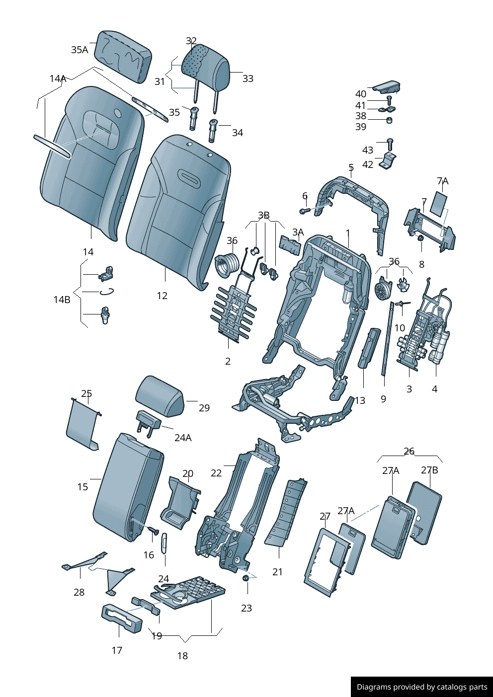 Car part diagram