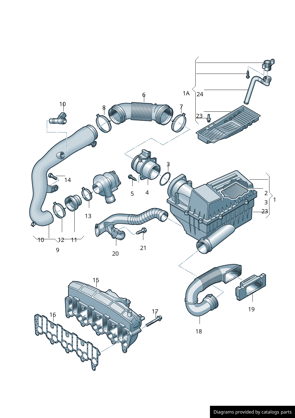 Car part diagram