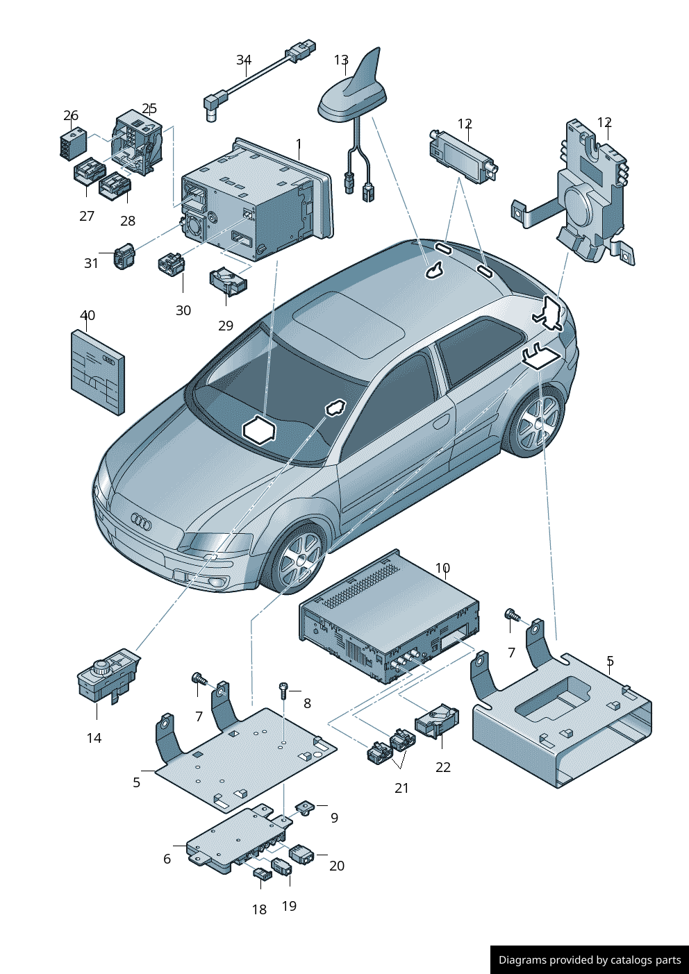 Car part diagram