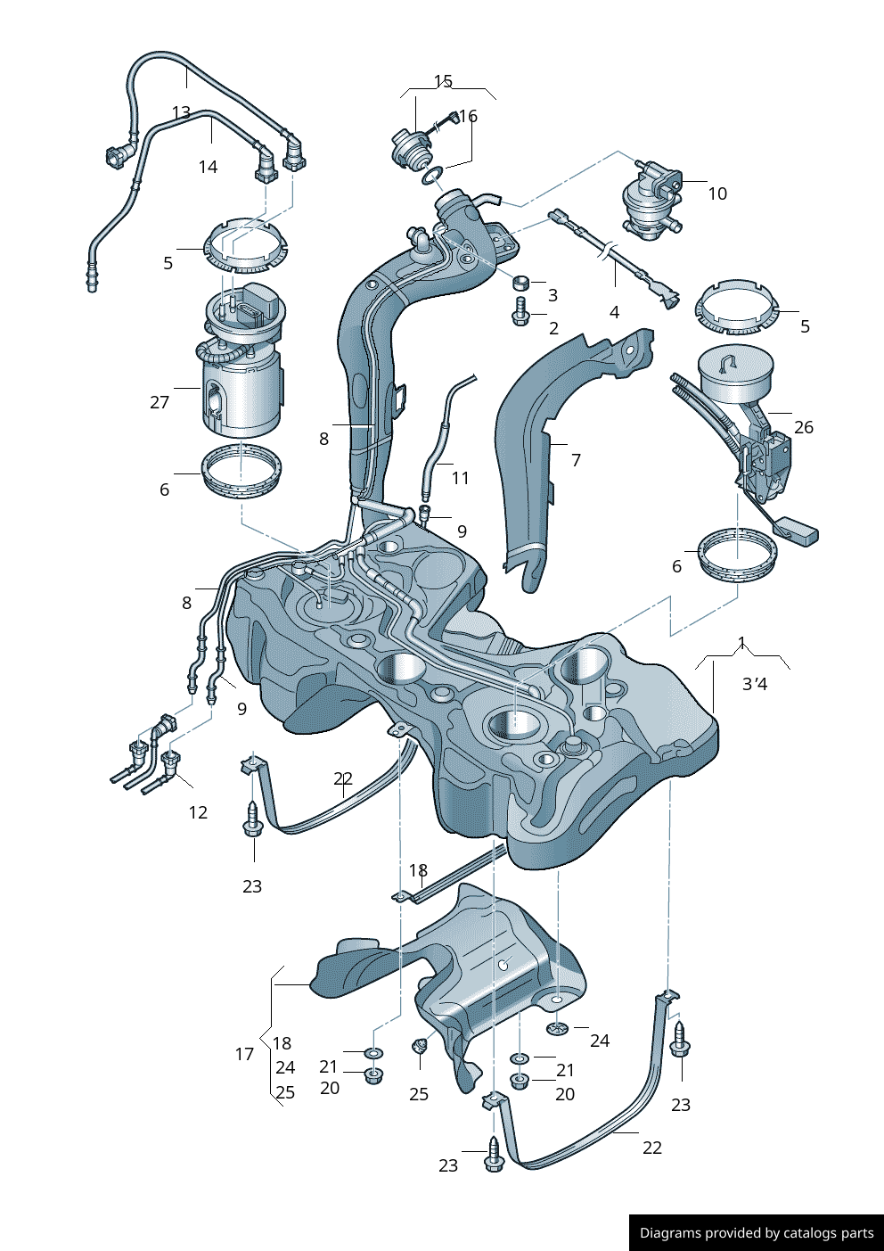 Car part diagram