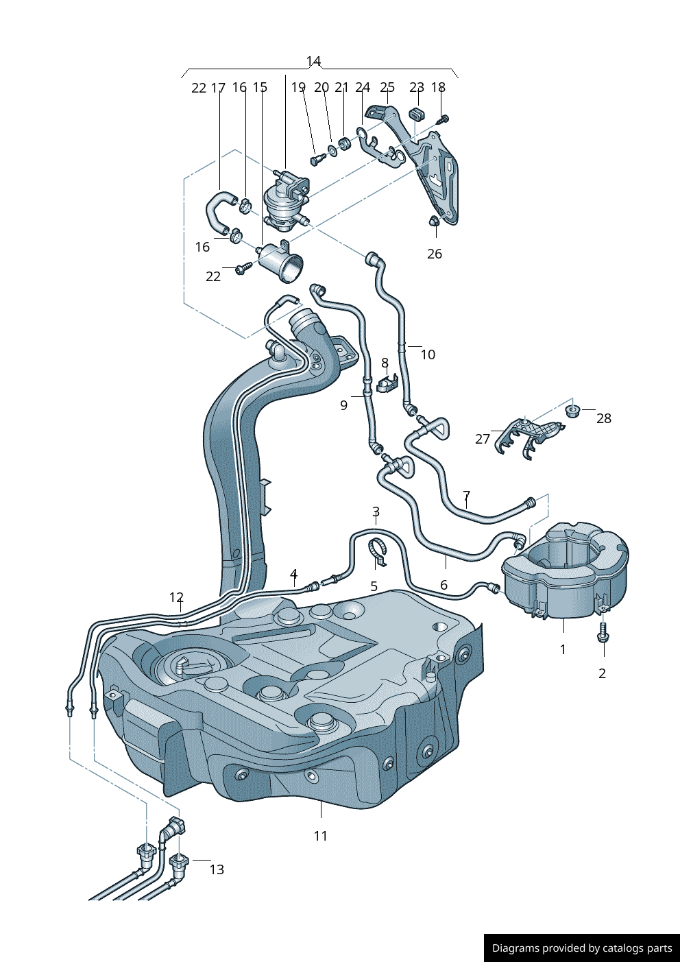 Car part diagram