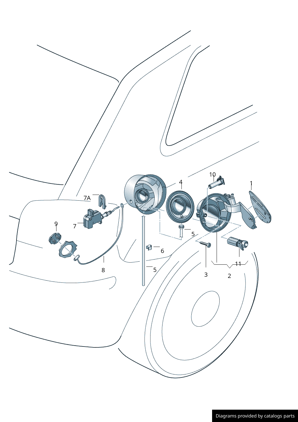 Car part diagram