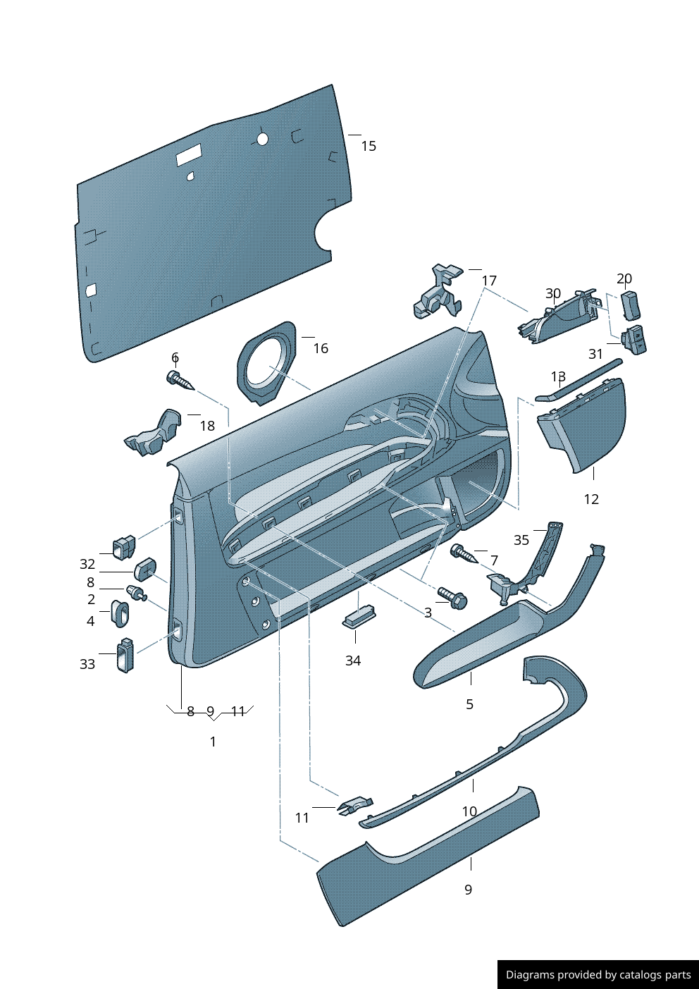 Car part diagram