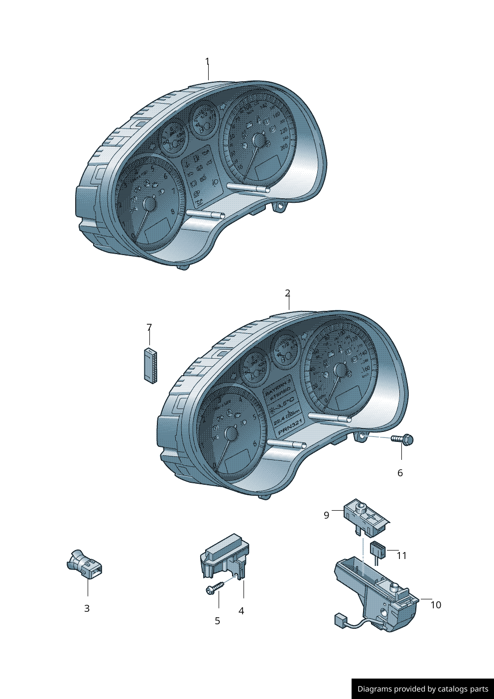 Car part diagram