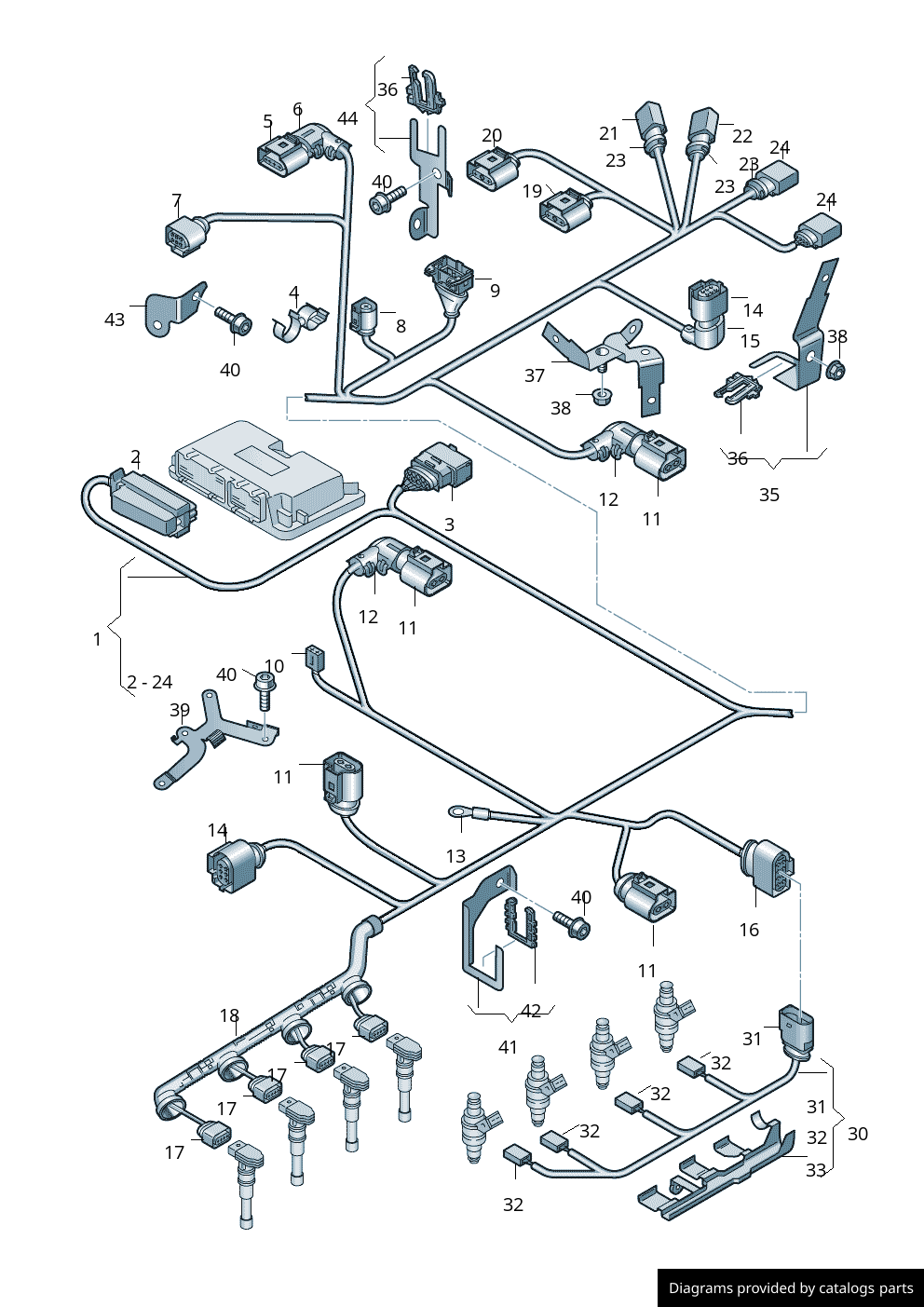 Car part diagram