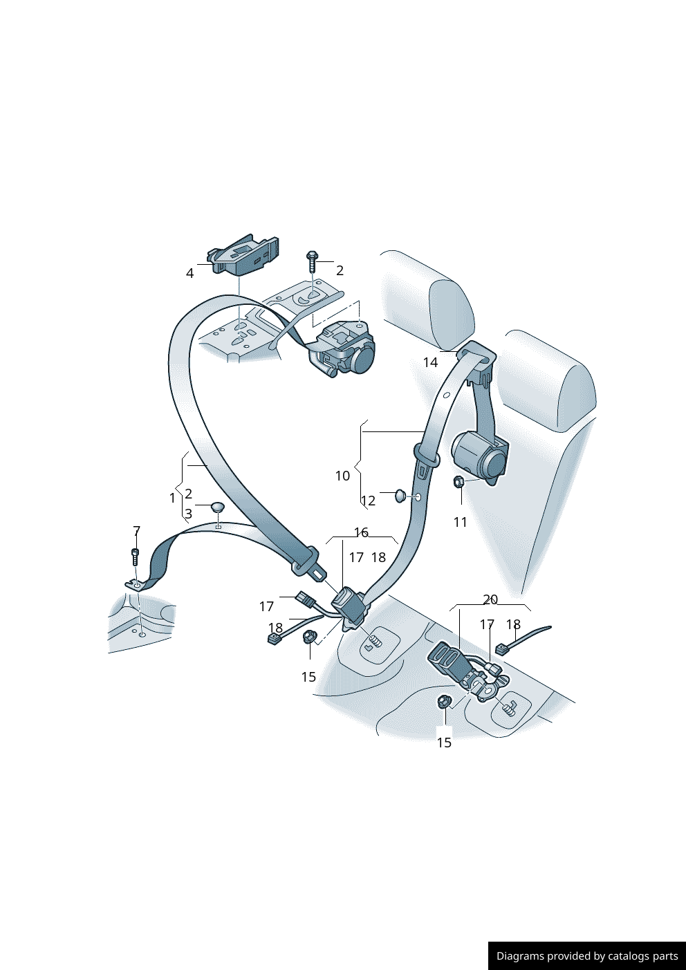 Car part diagram