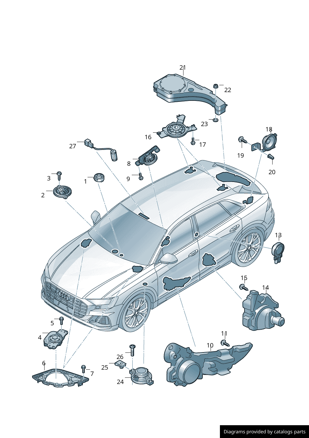 Car part diagram
