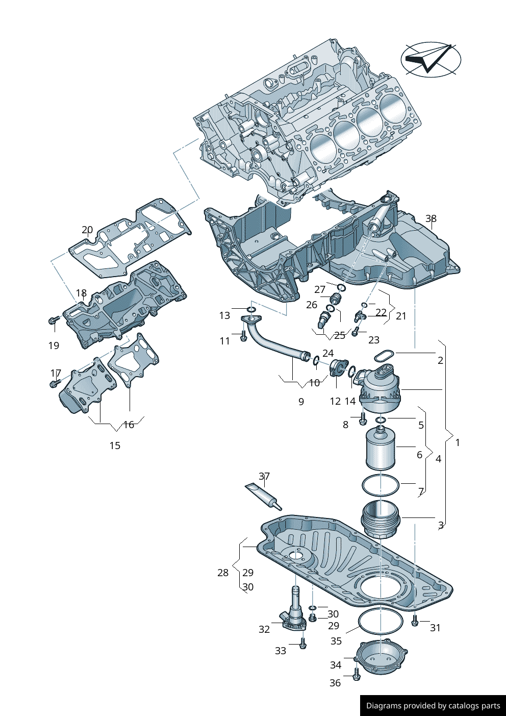 Car part diagram