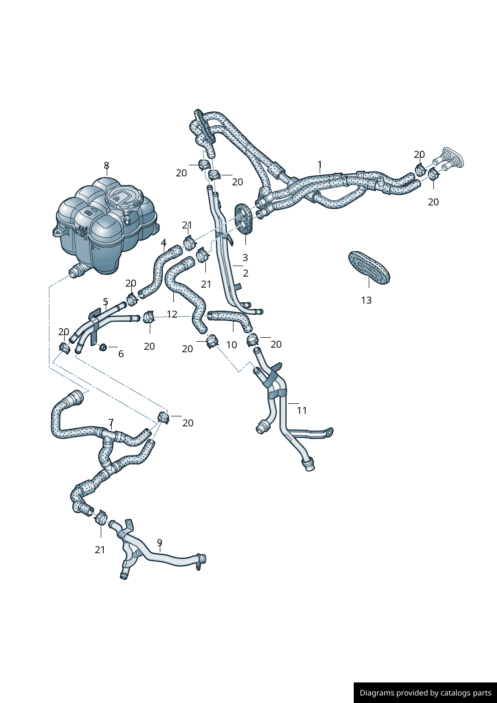 Car part diagram