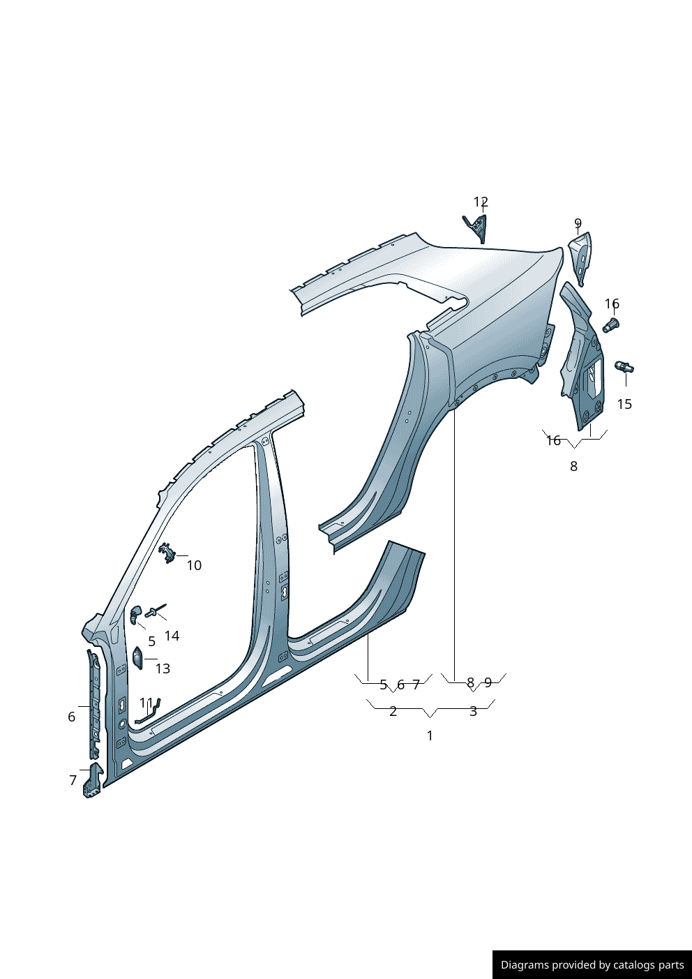Car part diagram