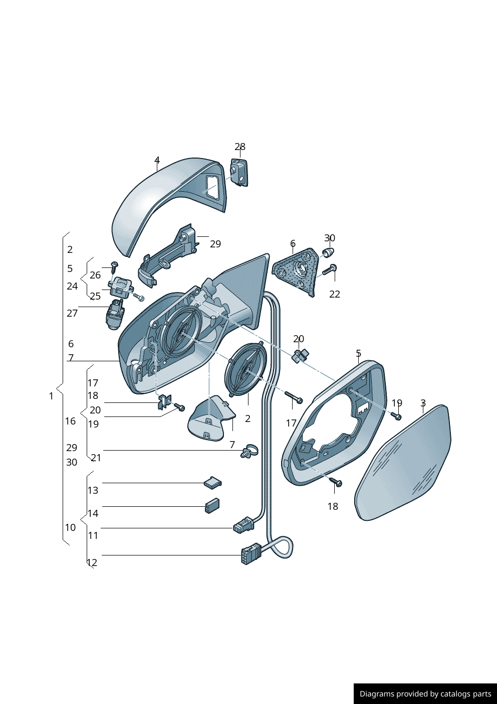 Car part diagram
