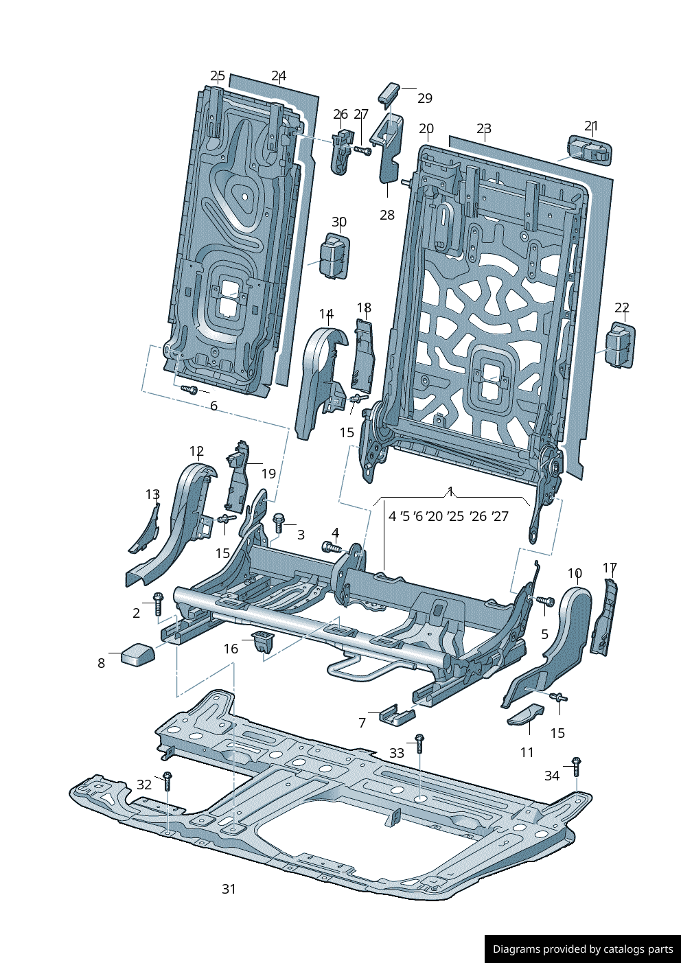 Car part diagram