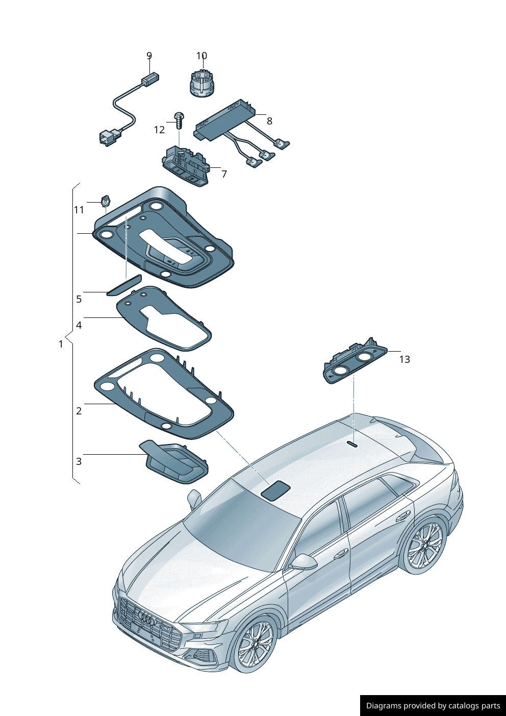 Car part diagram