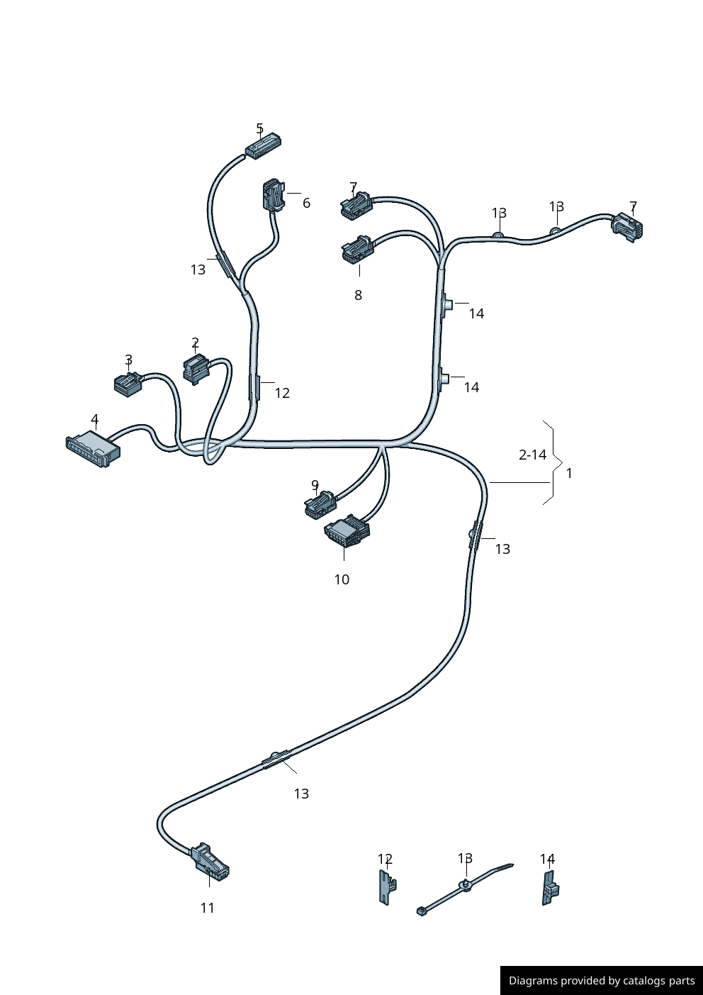 Car part diagram